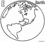Earth Coloring Pages Kids Printable Drawing Simple Print Planet Sheets Cool2bkids Space Getdrawings Choose Board sketch template