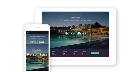 hotelbliss spa resort hotel wordpress theme
