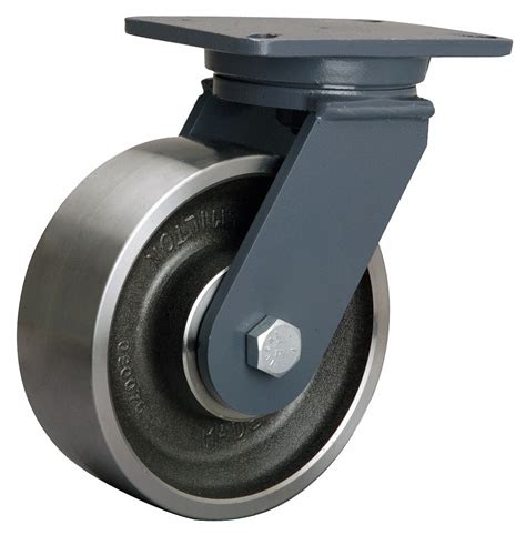 hamilton standard plate caster swivel steel  lb   wheel  vhs ch fsb