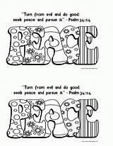 Coloring Pages Spirit Fruit Bible Peace School Fruits Psalm Sunday Jesus Kids Colouring Clipart Forgiveness Lessons Scripture Crafts Church Craft sketch template