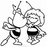 Maya Willy Bee Kiss Coloring Pages Xcolorings 540px 51k Resolution Info Type  Size sketch template