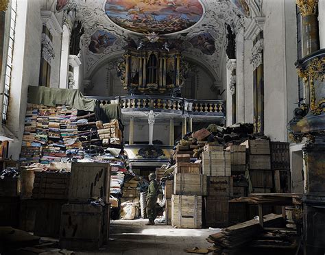 German Loot Stored In Church At Ellingen Germany Found
