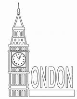 Ben Big London Coloring Pages Kids Tower Drawing Eiffel Printable Sheets Colouring Bestcoloringpages England Famous Londres Getdrawings Landmarks Visit Choose sketch template