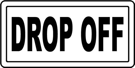 drop  sign   safetysigncom