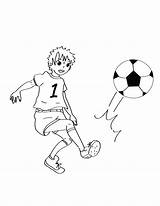 Coloring Soccer Pages Game Printable Ball Kids Sports Football Colouring Kick Please Photograph sketch template