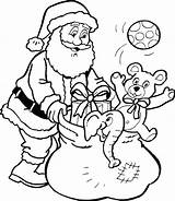 Santa Sleigh Coloring Pages Claus Getcolorings Colorin sketch template