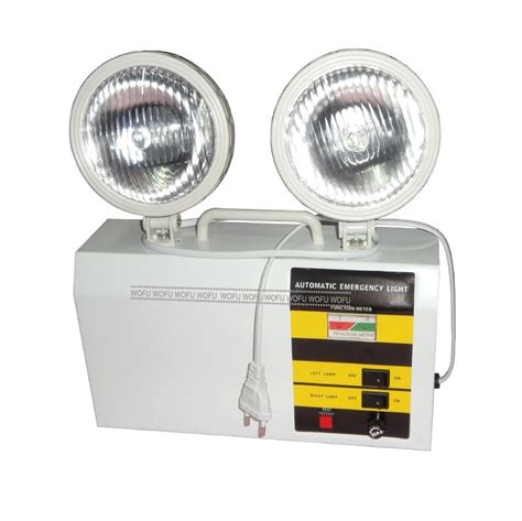rechargeable emergency lamp automatic twin spots emergency light  china emergency light