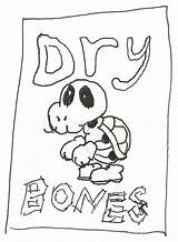 Coloring Bones Dry Pages Coloriage Coloringhome sketch template