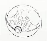 Pokemon Pokeball Ball Coloring Pages Master Printable Mewtwo Color Sphere Getcolorings Print Comments sketch template