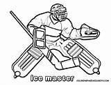 Eishockey Coloriage Goalie Coloringhome sketch template