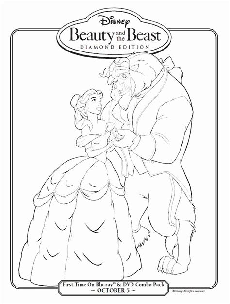 coloring pages  beauty   beast coloring home