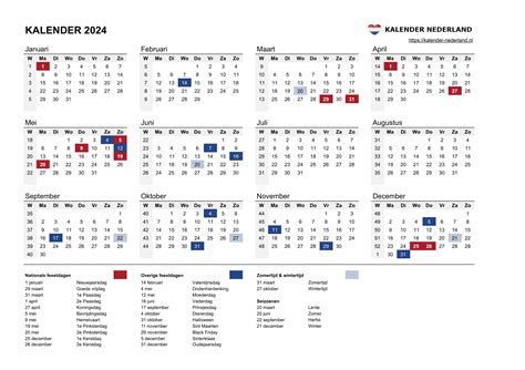 kalender  kalender nederland