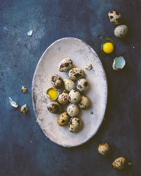 Quail Eggs On Freaky Raku Ceramics Best Food Photography