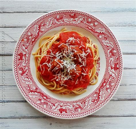 Spaghetti And Meatballs In Marinara Sauce Amanda S Cookin