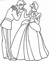 Prince Charming Kissing sketch template