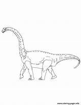 Coloring Brachiosaurus Pages Dinosaur Printable Drawing Getdrawings Info sketch template