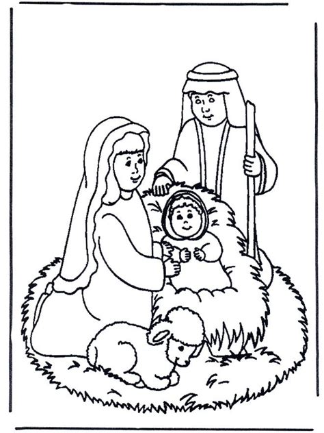 nativity story coloring page sunday school nativity coloring pages
