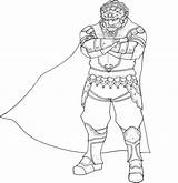 Ganondorf Zelda Pages Time Link Colouring Lineart Deviantart Stats Downloads Search sketch template