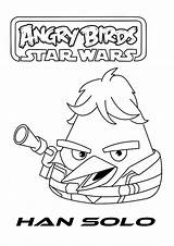 Angry Birds Wars Star Coloring Pages Solo Han Para Colorear Dibujos Bird Kids Printable Fun Imprimir Colouring Popular Characters Guerra sketch template
