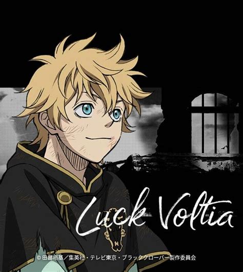 luck voltia black clover in 2020 black clover anime black bull