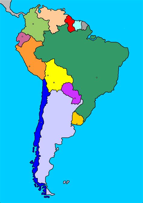 pasajero el mapa de sudamerica