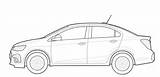 Coloring Chevrolet Pages Chevy Sonic Family Cruze Fun These sketch template