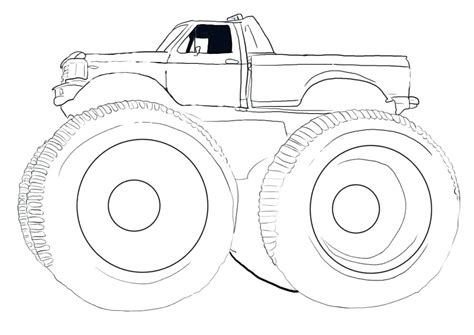bigfoot monster truck coloring pages  getcoloringscom