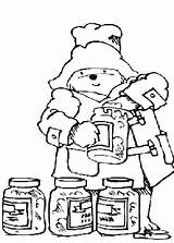 Paddington Bear Coloring Honey Much Very Pages Popular sketch template