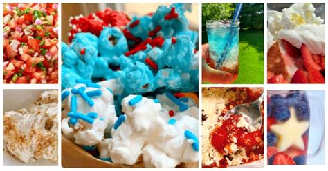 kid recipes  july  fun patriotic red white blue foods