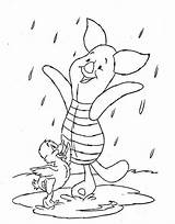 Winnie Pooh Piglet Coloring Pages Kids Knorretje Fun Library Clipart sketch template