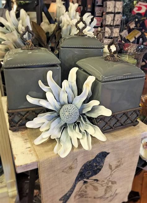 gracious goods ceramic canister set in gray available at the village t barn
