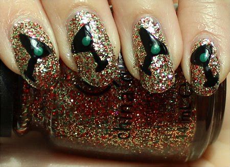 nail art tutorial martini nails  years eve nails swatch  learn