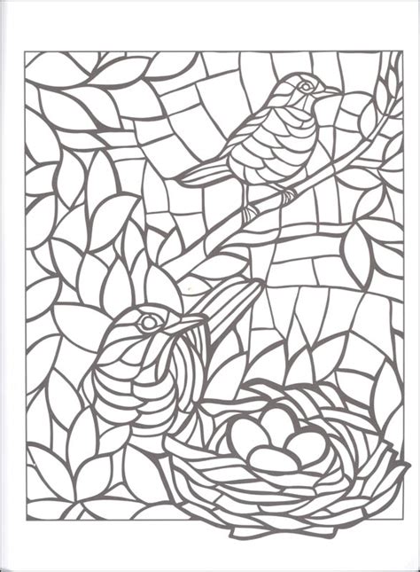 mosaic coloring pages    print