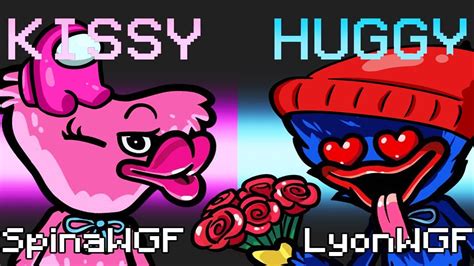 kissy missy contro huggy wuggy su among us youtube