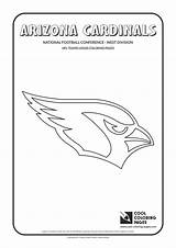 Coloring Pages Nfl Logos Arizona Football Logo Teams Cardinals Team Cool American National Printable Clubs Logodix sketch template