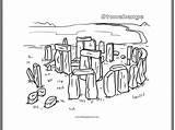 Stonehenge Sheet Designlooter Geography sketch template