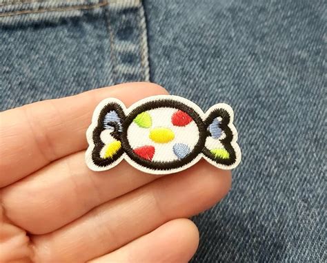 candy patch iron  patch embroidered patch jacket patch etsy