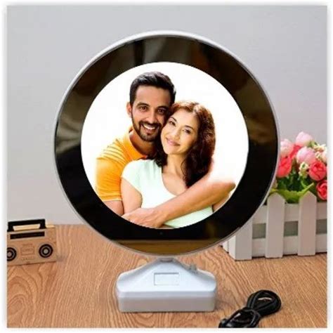 glossy glass round magic mirror at rs 349 piece in faridabad id