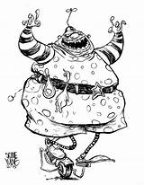 Nightmare Before Christmas Clown Face Away Tear Tearaway Skottie Young Characters Tattoo Comic Choose Board источник Google Greg Nunamaker sketch template