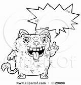 Coloring Talking Cat Cartoon Outlined Ugly Clipart Pages Thoman Cory Vector Devil Tom Template 2021 Clipartof sketch template