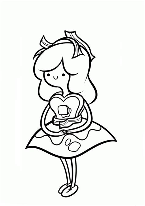 Desenho De Princesa Jujuba De Hora De Aventura Para Colorir