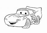 Mcqueen Lightning Coloring Pages Printable Kids sketch template