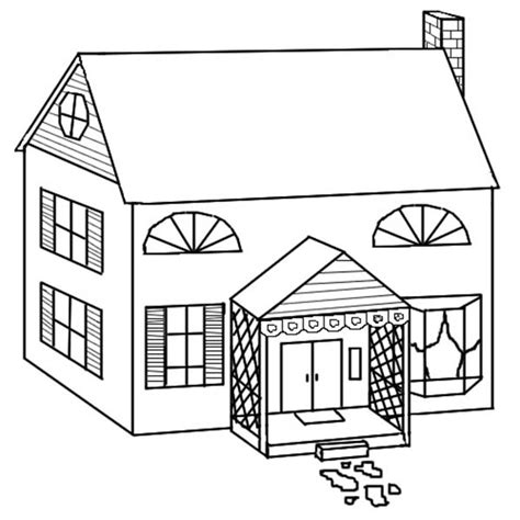 picture  school house coloring page coloring sky