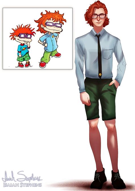 chuckie from rugrats 90s cartoons all grown up popsugar love