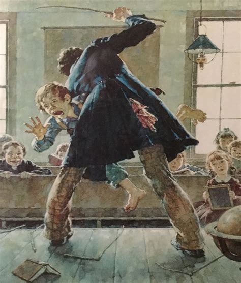 spanking ap 1973 by norman rockwell