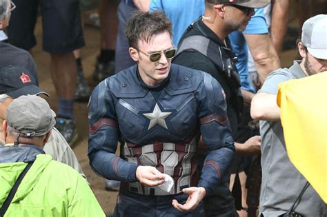 Chris Evans Performs Stunts On Set Of Captain America