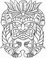Tiki Hawaiian Metacharis Coloriage Masks Totem Primitivo Colorier Tatouage Totems Maori Aztecas Imagem Masque Faces Tribales Tatouages Coloringhome Tattoosanddmore Tattoossandmore sketch template