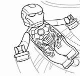 Iron Man Coloring Mask Color Pages Getcolorings Getdrawings Super sketch template