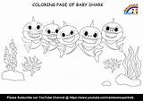 Shark Coloring Pinkfong sketch template