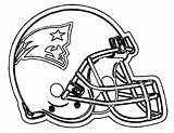 Coloring Nfl Pages Football Helmets Clipart Helmet Pa sketch template